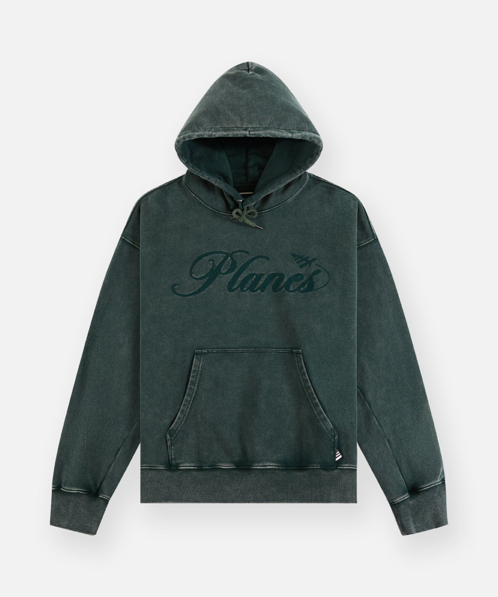 Paper Planes Script Washed Hoodie