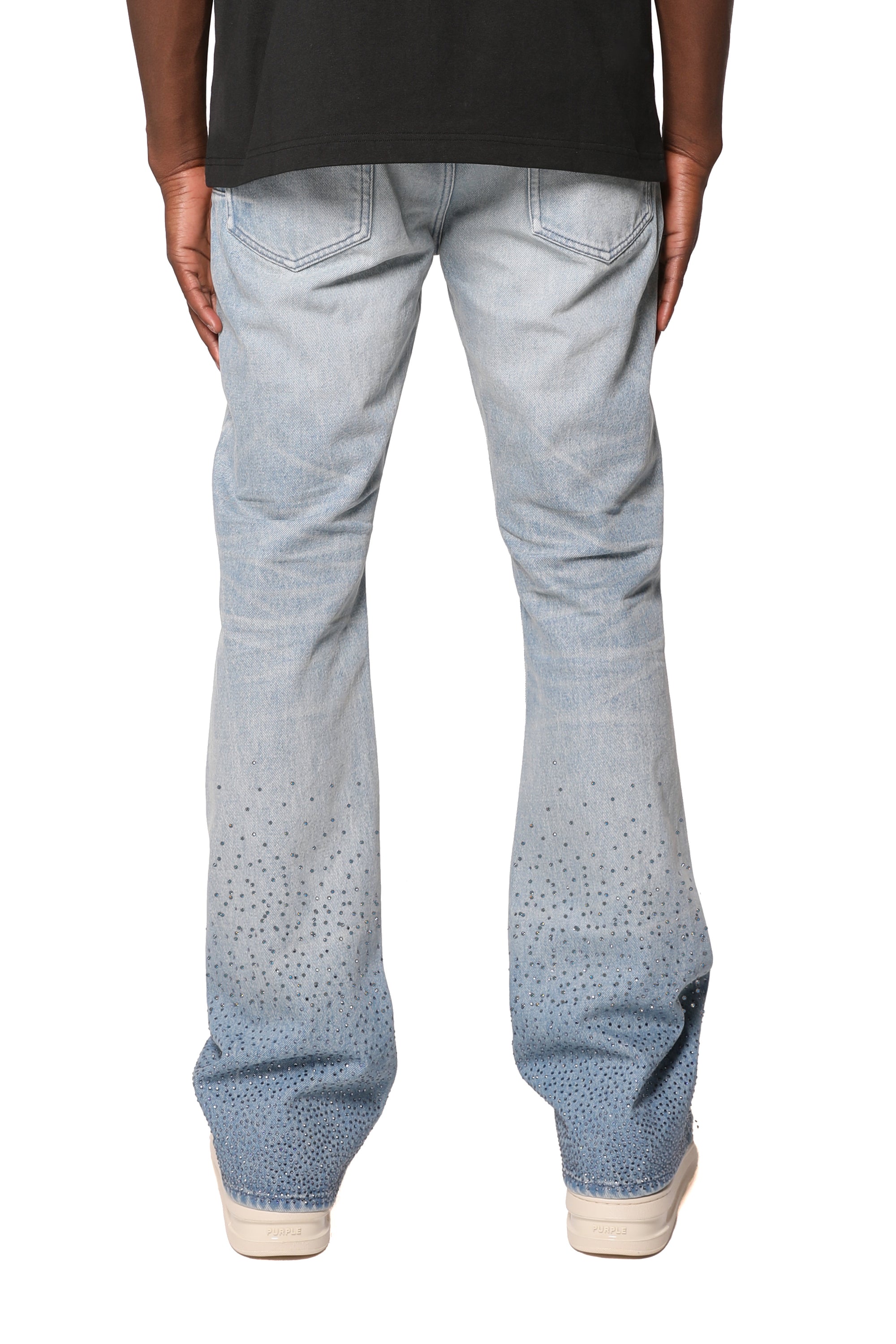 Purple Brand High Contrast Bling Jean