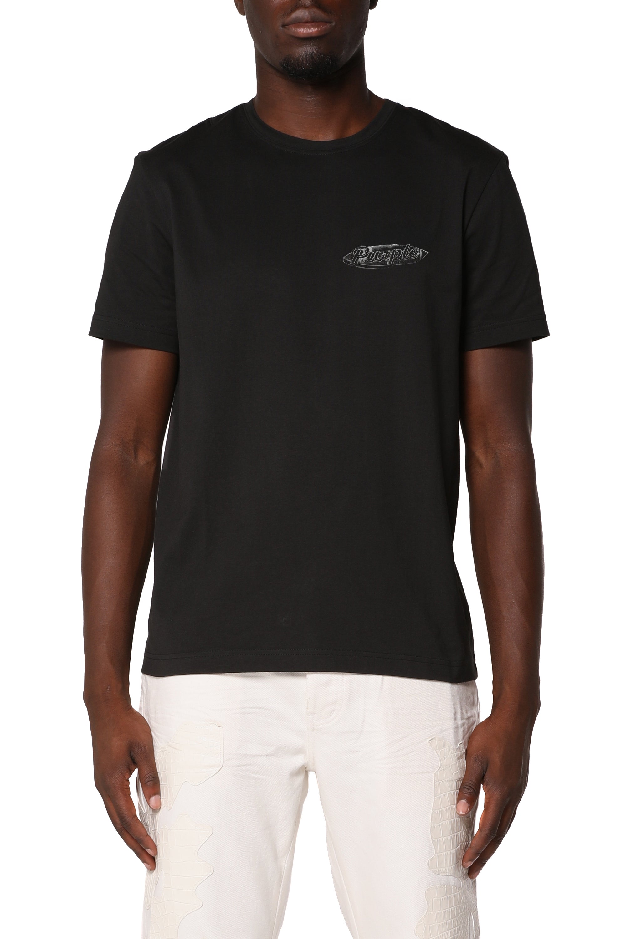 Purple Brand Clean Jersey Short Sleeve Tee