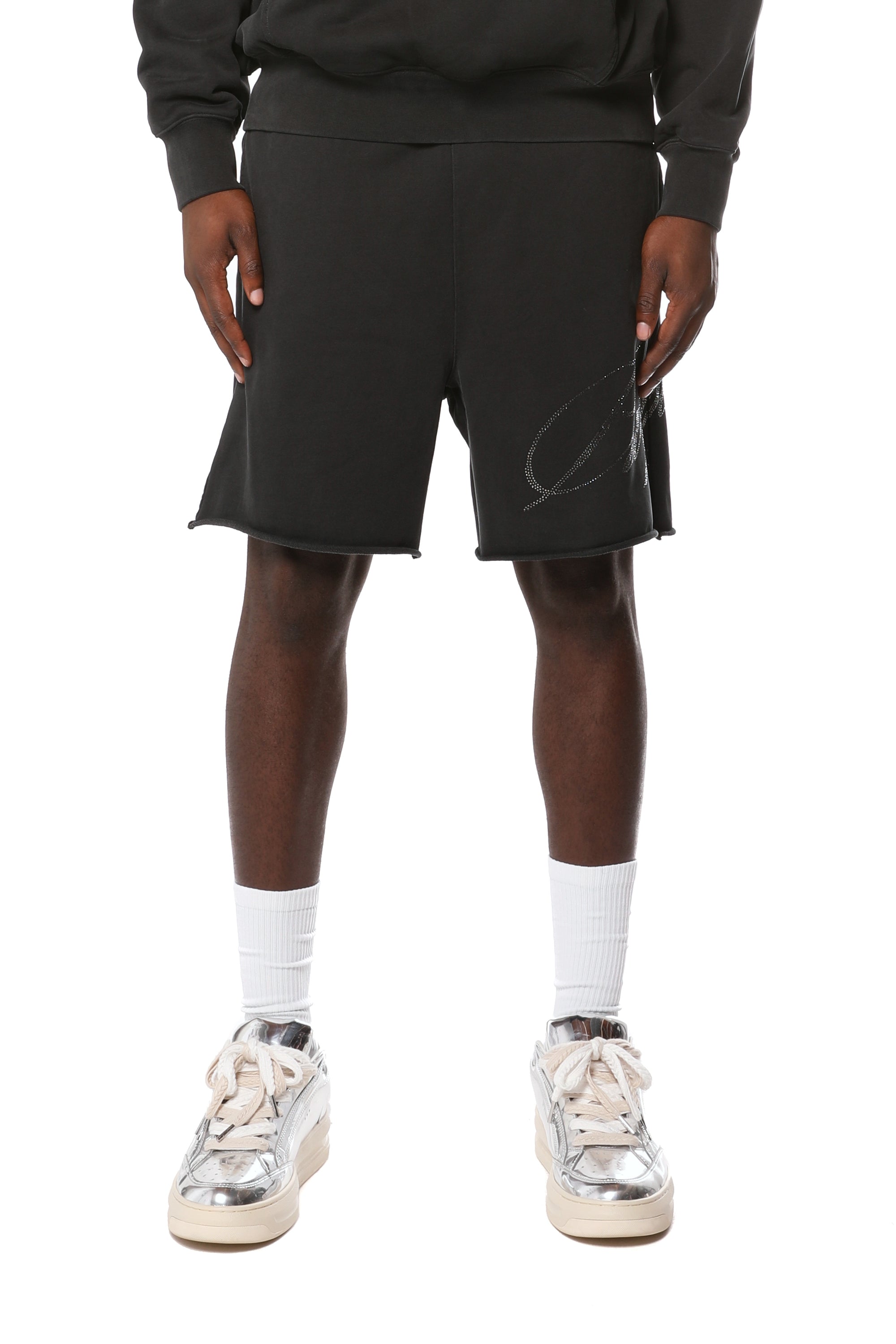 Purple Brand Midweight Fleece Pull On Shorts