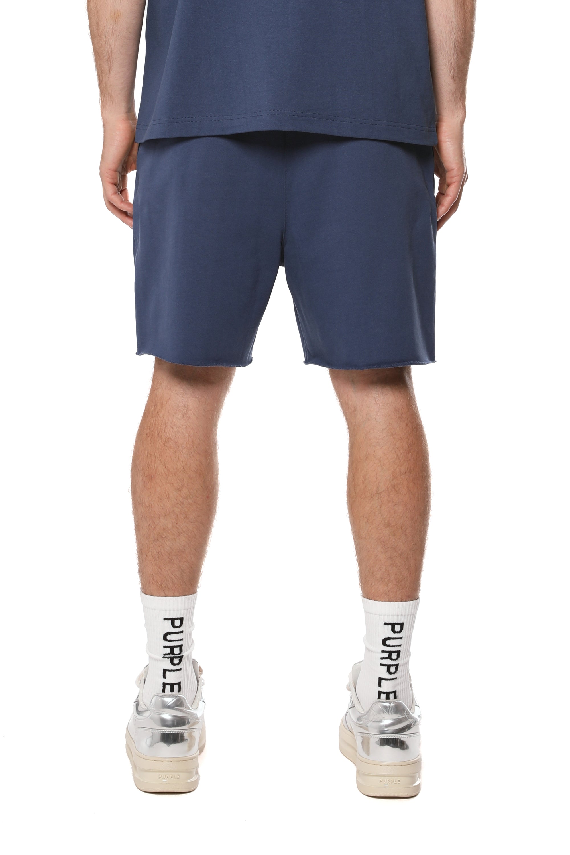 Purple Brand Midweight Fleece Pull On Shorts