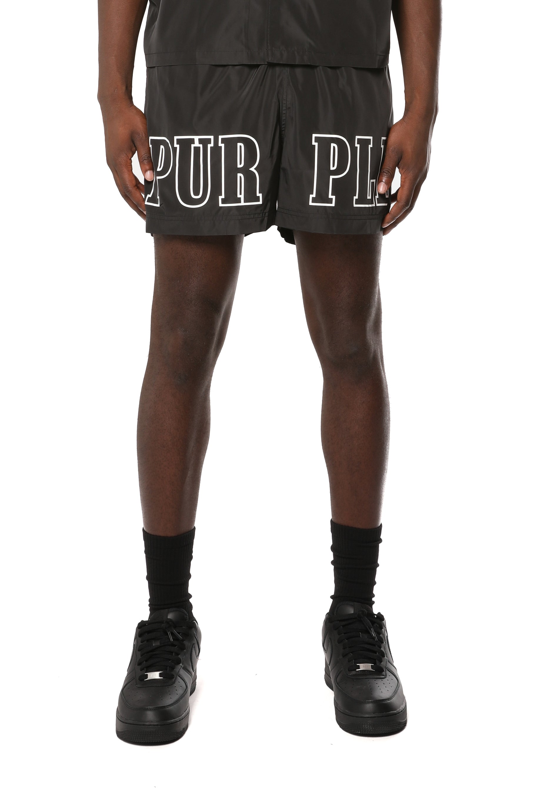 Purple Brand Everyday Short Lined Swim Shorts