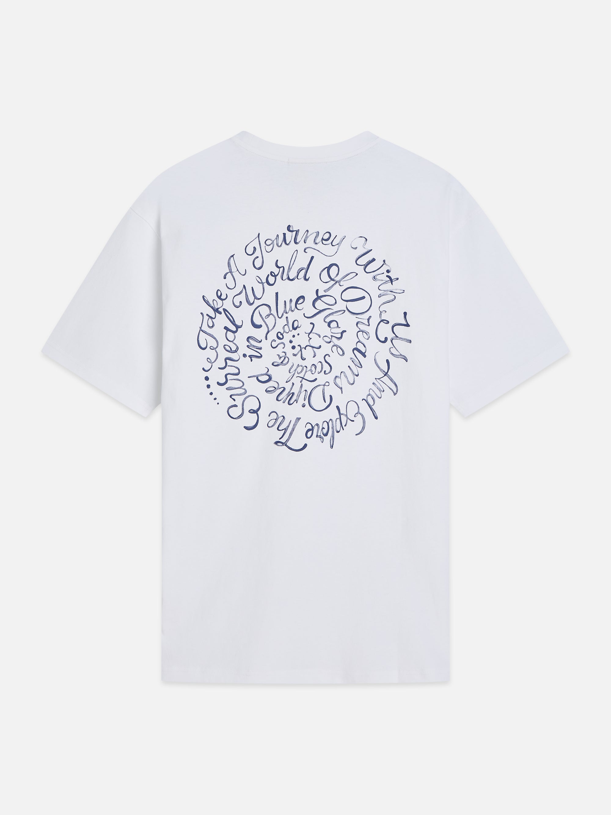 S&amp;S Delfts Blauw Front and Back Artwork Relaxed-Fit Tee