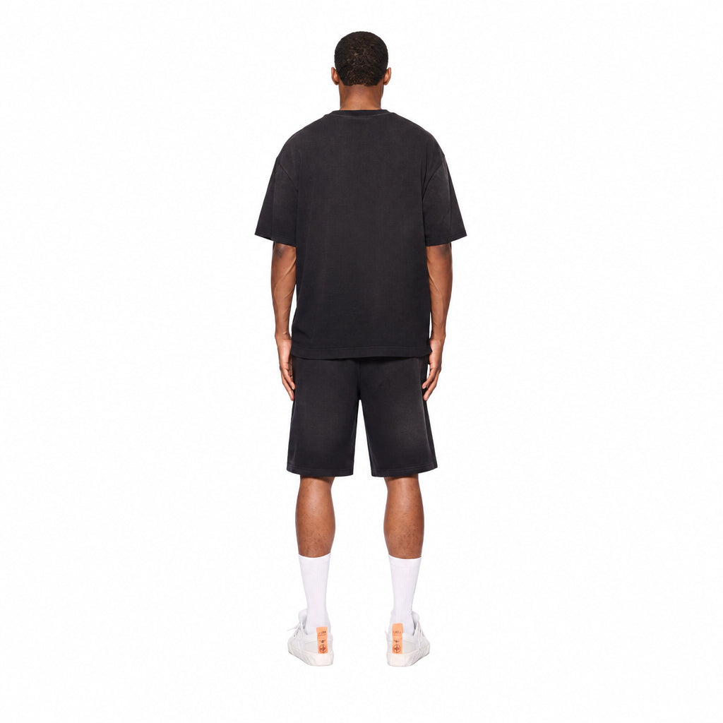 L/AB Diag Garment Wash Short Sleeve Tee