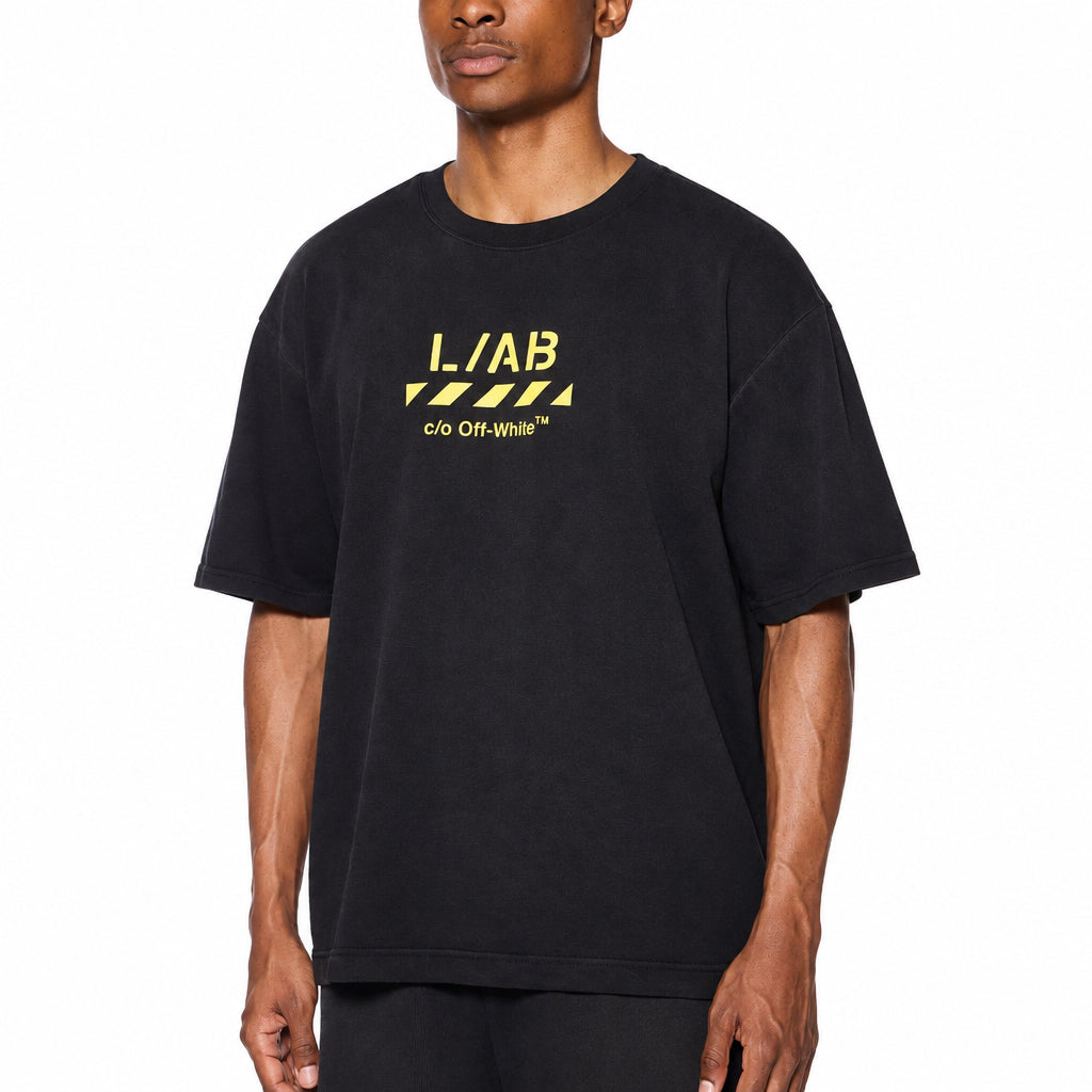 L/AB Diag Garment Wash Short Sleeve Tee