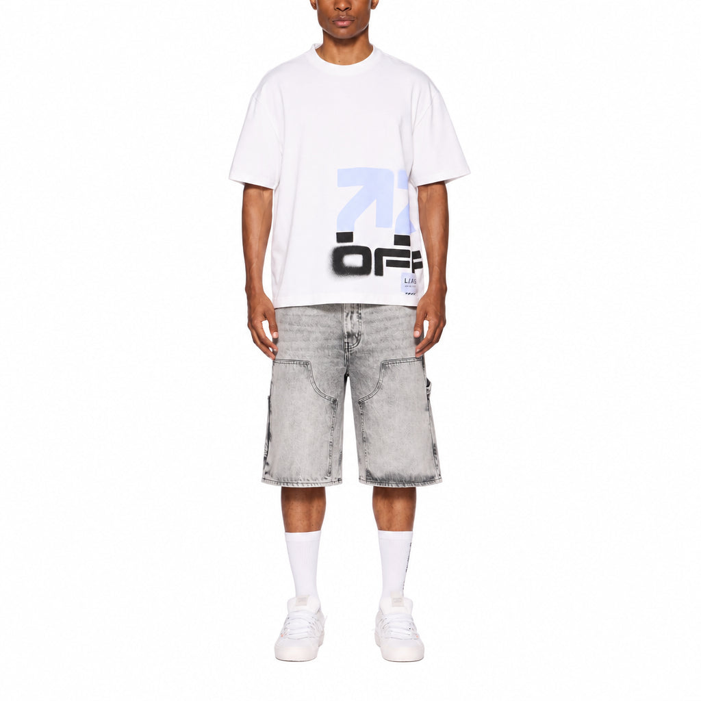L/AB Off Stacked Short Sleeve Tee
