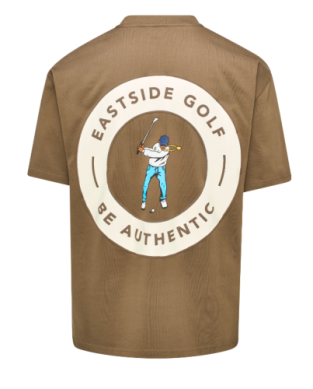 Eastside Golf Circle Mocha Tee