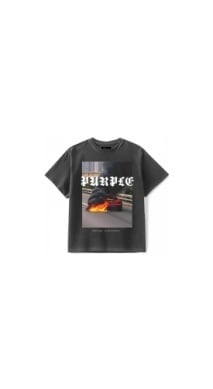 Purple Brand Clean Short Sleeve Smoke Show Tee