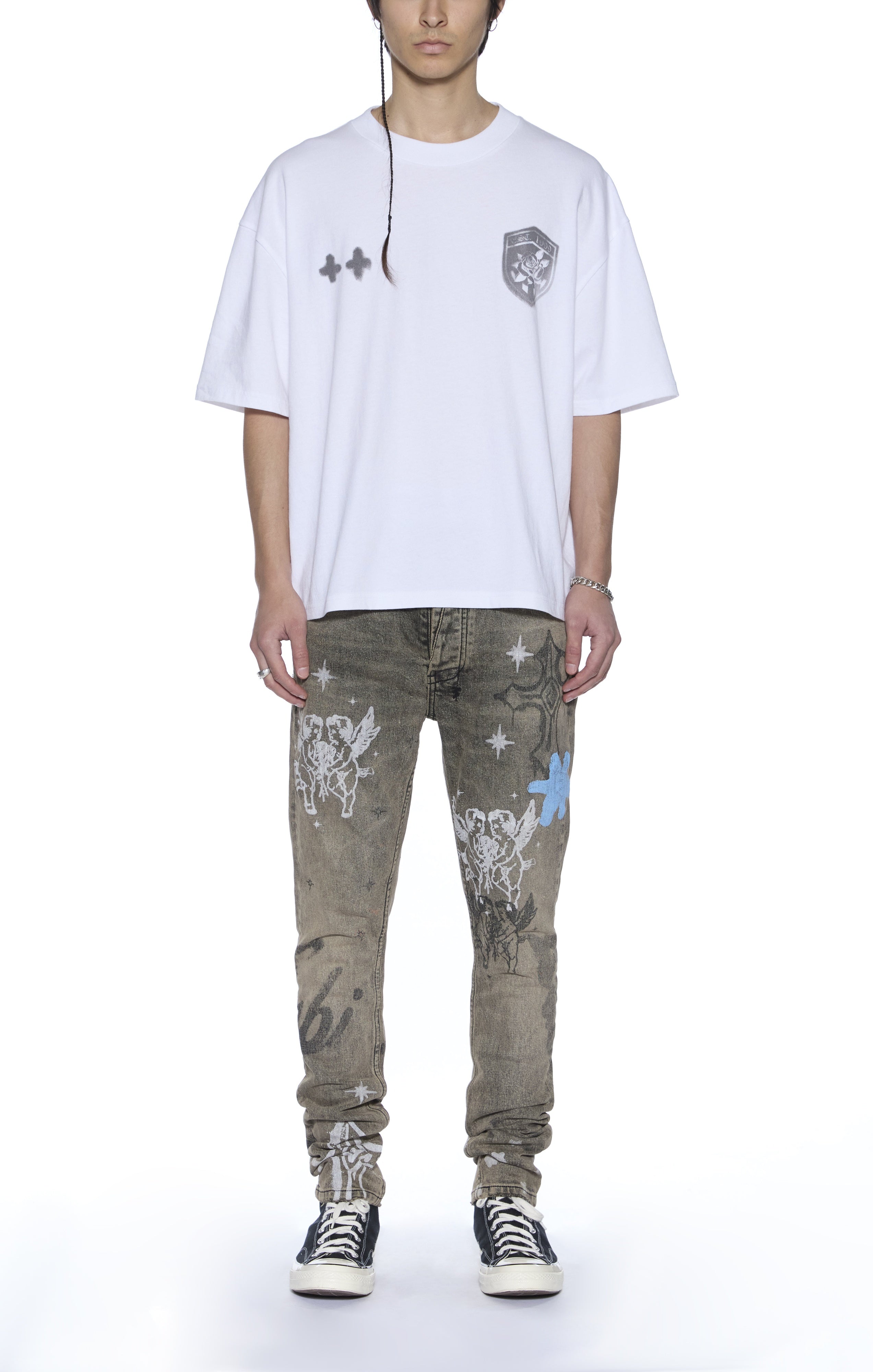 Ksubi Cherub Halen Short Sleeve Tee 'White'|MSP26TE008-010|TF
