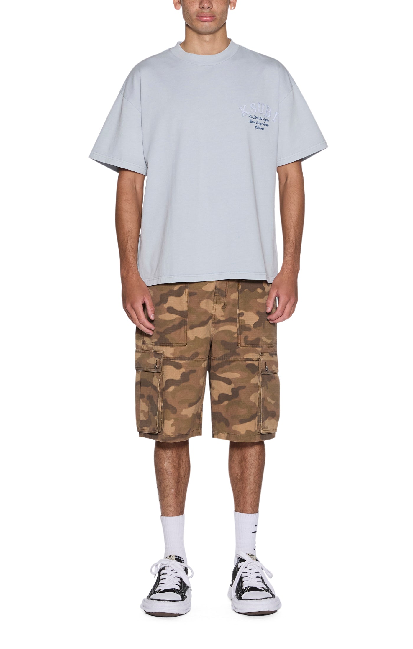 Ksubi Stellar Ekcess Short Sleeve Tee 'Ice Mist'|MPF26TE005-040|TF