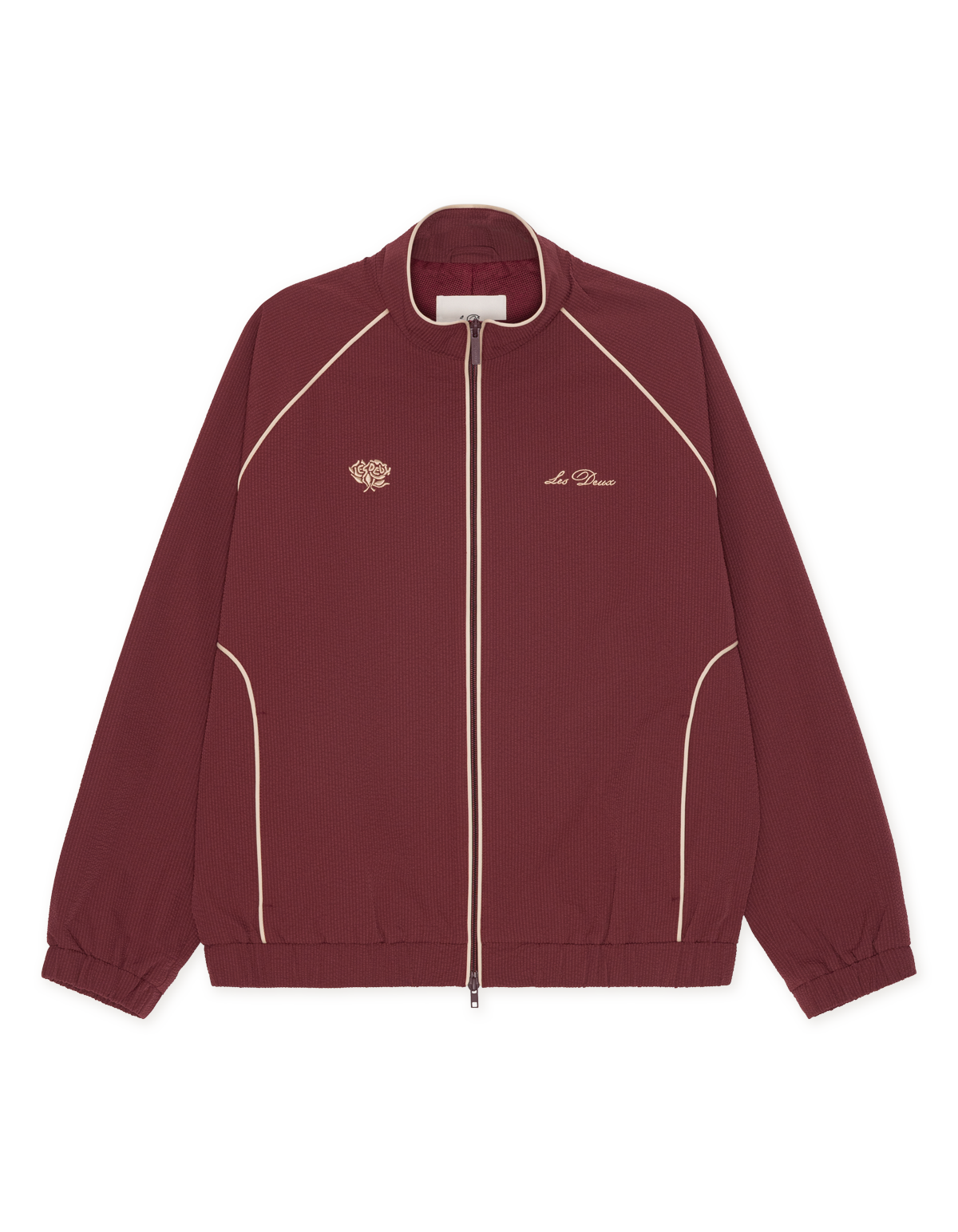 Les Deux Seersucker Track Jacket