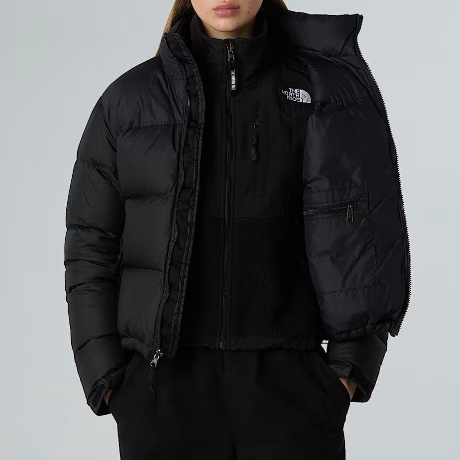 Wmns TNF 1996 Retro Nuptse Jacket 'TNF Black-R|NF0A3XEOGOF|Top Fashion