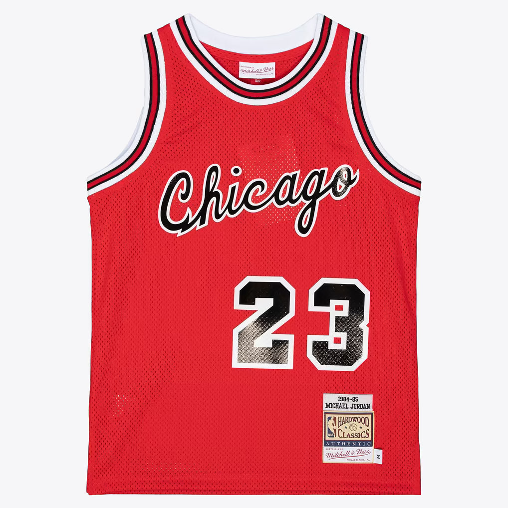 M&amp;N NBA Chicago Bulls 1984 Michael Jordan Authentic Jersey